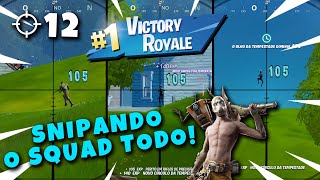 SQUAD - SNIPANDO O SQUAD TODO! / 12 KILLS ft. VanBlackBR e CarlFer (VICTORY ROYALE)