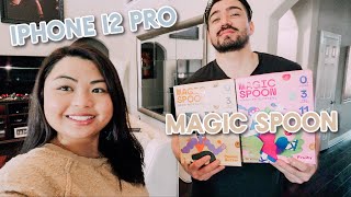 trying magic spoon's cereal + iphone 12 pro! vlogmas day 9 2020