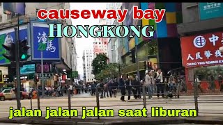 vlog  causeway bay Hongkong walking tour #tkwhongkong