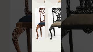 Wooden Handcarved Woodpecker Dining Chairs