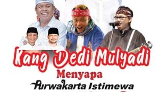 Kang dedi mulyadi menyapa kota purwakarta