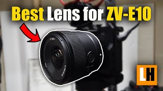 Best Lens for your Sony ZVE-10 for Video Creators - Sony 11mm F1.8 Wide Angle Lens