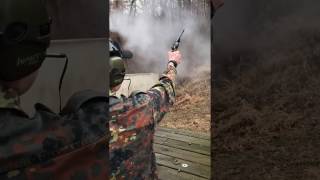 One shot through my new Pietta 1851 Navy