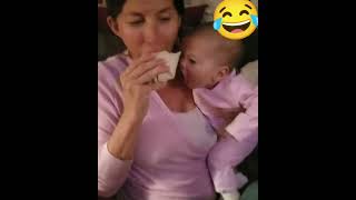 Cute funny baby🤣🤣 #funnyvideo #shorts #funnybaby #funnybabyvideos