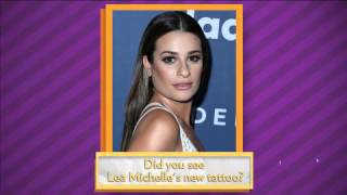 Did You See Lea Michele's New Tattoo