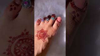 Utsav Rangoli Toe Ring #jewellery #mehndi #toering