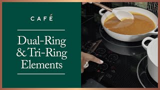 Café Electric Cooktop with Dual-Ring and Tri-Ring Elements