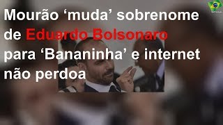 Mourão ‘muda’ sobrenome de Eduardo Bolsonaro para ‘Bananinha’ e internet não perdoa