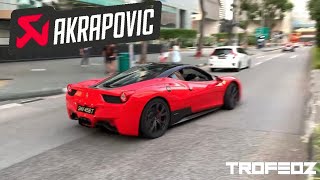 Ferrari 458 w/ Akrapovic Exhaust | Loud Accelerations!