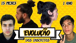 15 MESES DEIXANDO O CABELO CRESCER | Evolução Dos Inscritos