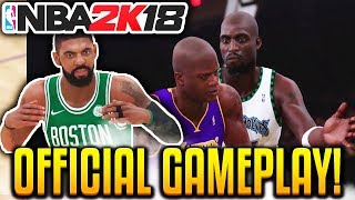 NBA 2K18 FIRST OFFICIAL GAMEPLAY! KYRIE IRVING, STEPH CURRY, MJ & MORE! NBA2K18 Gameplay!