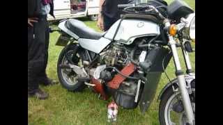 Daihatsu Diesel Motorcycle running