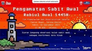 Pengamatan Sabit Awal Rabiul Awal 1445H