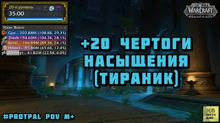 +20 Чертоги Насыщения Тираник. WoW Dragonflight season 2 #wow #dragonflight #вов #protpaladin