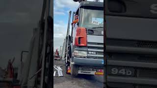 Loading Scania in to lorry