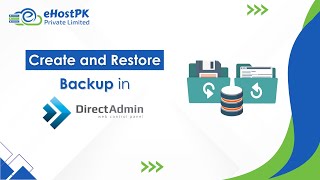 How to Create and Restore Backup in DirectAdmin - Urdu/Hindi