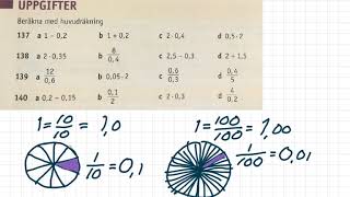 CordaNova 3 kap.1 Huvudräkning med decimaltal I