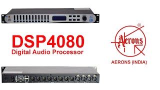 AERONS DSP4080 || 4 In 8 Out Digital Audio Processor With FIR Filter