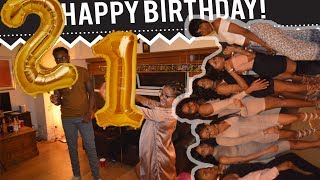 Vlog| 21st Birthday Surprise for BAE IN BIRMINGHAM