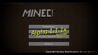 Minecraft Alpha 1.1.1x (Remake)