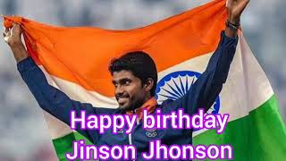 Happy b-day jinson Jhonson,indian athlete.