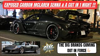 RANDOM 1 OF 25 MCLAREN SENNA IN EXPOSED CARBON & A CARRERA GT ALL IN 1 NIGHT !!!