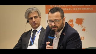 👨‍💼 Director of EKLYA School of Business Sebastien Arcos' report at the International Conference