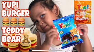 Yupi Burger & Teddy Bear ; Quimby Jajan sambil belajar WARNA & BERHITUNG