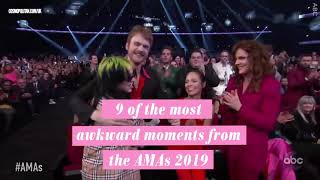 9 of the most awkward moments from the AMAs 2019