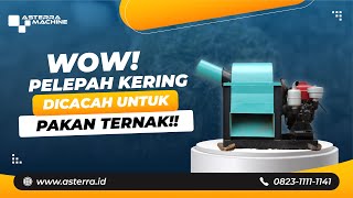 Pelepah Kering? Tenang, Semua bisa dicacah dengan Mesin Pelepah Sawit Asterra #mesinsawit