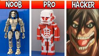 LEGO  ALL Characters in Attack on Titan  : Noob, Pro, HACKER! / (Attack on Titan the Movie 2024)