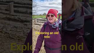 A bit breezy at Birdoswold Roman Fort #shorts #outdoors #outdoorlife #hadrianswall #walking #hiking