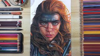 Drawing Furiosa (Anya Taylor-Joy) | Fame Art