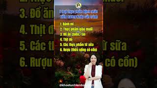 6 thực phẩm bệnh nhân xương khớp cần tránh#dongocdiep #shortvideo