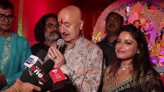 Anupam Kher adds star power to Bhoomi Park Durgotsab, Mumbai, with his gracious presence!