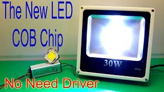 Repaire the LED Floodlight with LED COB Chip No Need Driver  Light Transformer