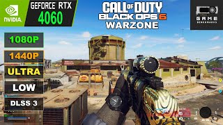 RTX 4060 | COD Warzone AREA 99 Performance Review / Benchmark 1080P, 1440P Ultra & Low DLSS 3