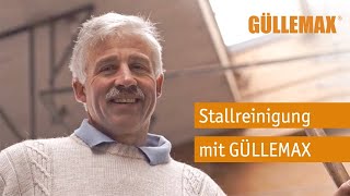 Stallreinigung mit GÜLLEMAX