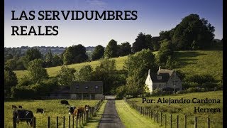 Servidumbres reales