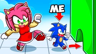 TINY vs GIANT Obby with Sonic & Amy in Roblox!