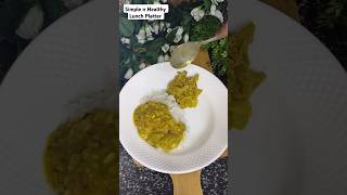 Simple Lunch Turai ki Dal with Lauki ki Sabji #shorts #youtubeshorts