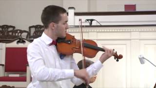 Justin Welch Performs Concerto #1 in D Major, Op. 19 by Sergie Prokofiev