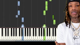 King Von - Took Her to the O (MIDI) [Synthesia] (Piano tutorial)