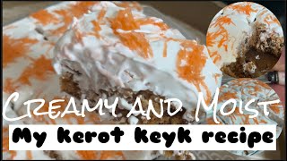 MY KEROT KEYK // Carrot Cake w/ Cream Cheese Frosting // BAKING VLOG // EgyPino SaraHim Vlog