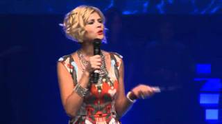 Pastor Laura  Koke at shoreline 08-21-11