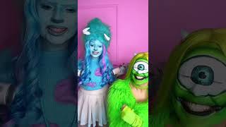 BUENOS DIAS MONSTRUOPOLIS - Monsters Inc Makeup @melissinpitre #makeup #monstersinc #disneymovie