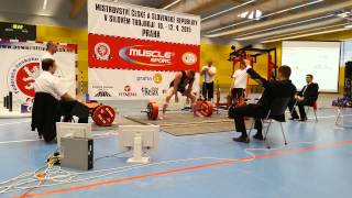 Tom K. deadlift 300 kg MČSR Praha 12.4.2015