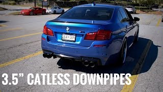 HARD revs - Fully straight piped BMW F10 M5!