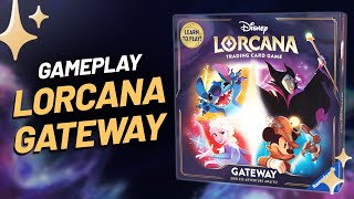 Disney Lorcana GATEWAY GAMEPLAY! | How to Play