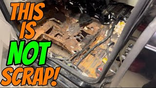 Ford Escape driver, side floor, rotted out repair… nobody said this was fixable!! But I did..